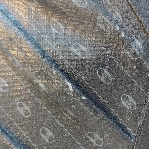 GUCCI VINTAGE Accessory Collection Convertible Envelope Clutch Purse Navy - Picture 13 of 16